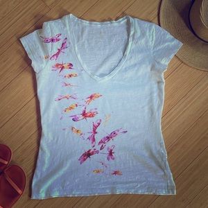 Banana Republic Dragonfly Fitted Tee